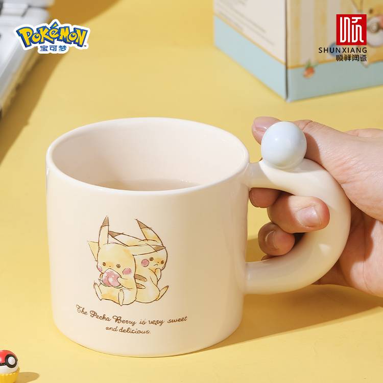 顺祥陶瓷宝可梦款筑梦口杯2025新款