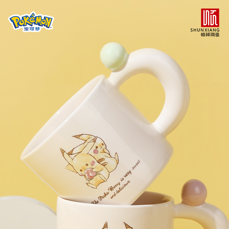 顺祥陶瓷宝可梦款筑梦口杯2025新款