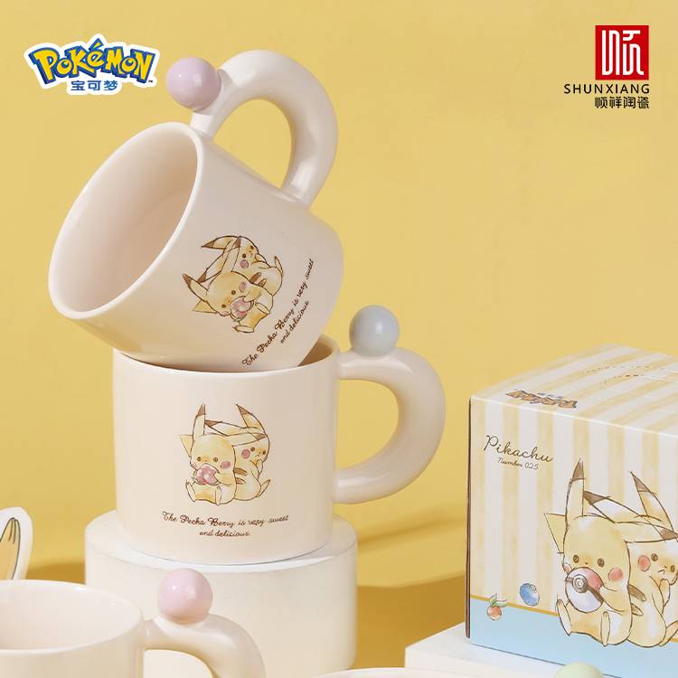 顺祥陶瓷宝可梦款筑梦口杯2025新款