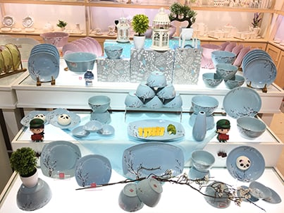 陶瓷餐具套装系列，樱之魅影