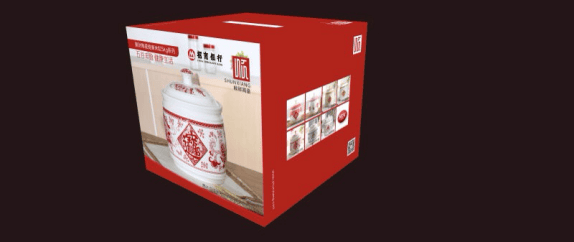招商银行定制陶瓷米缸包装